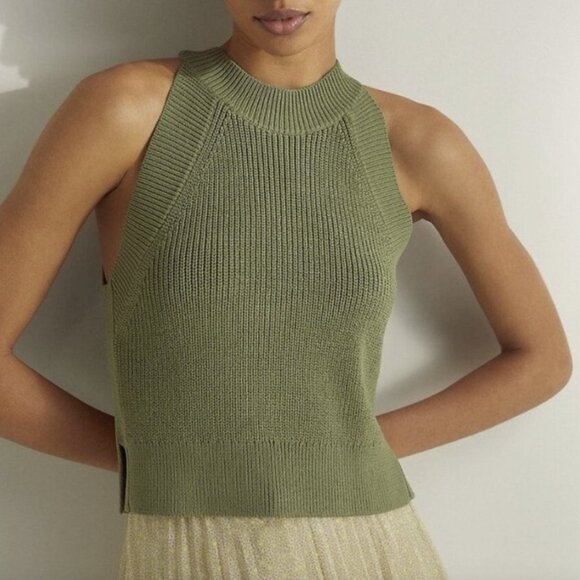 Wilfred, Green, Crop Sleeveless top, Size: XS - Picture 4 of 4